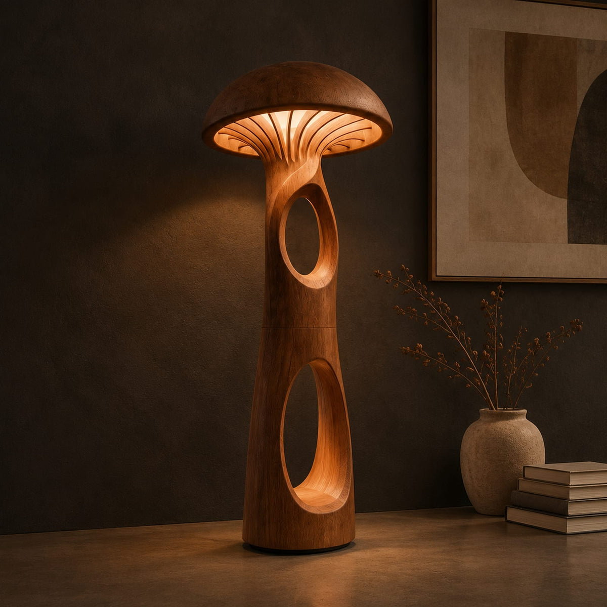 Natural wood grain detail