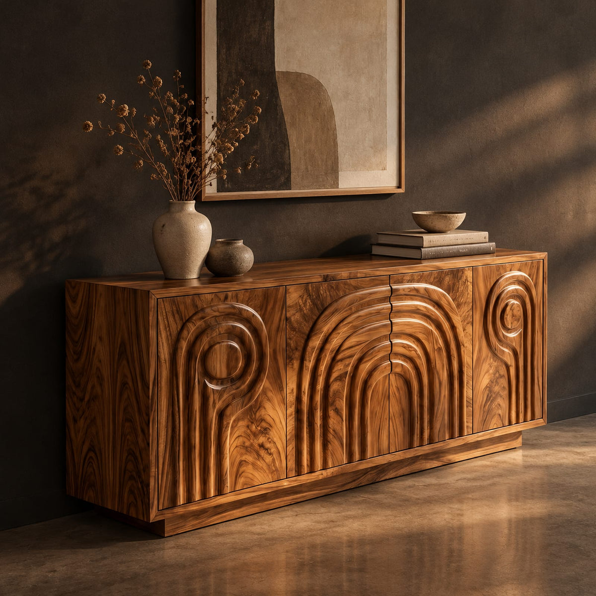 Natural wood grain detail