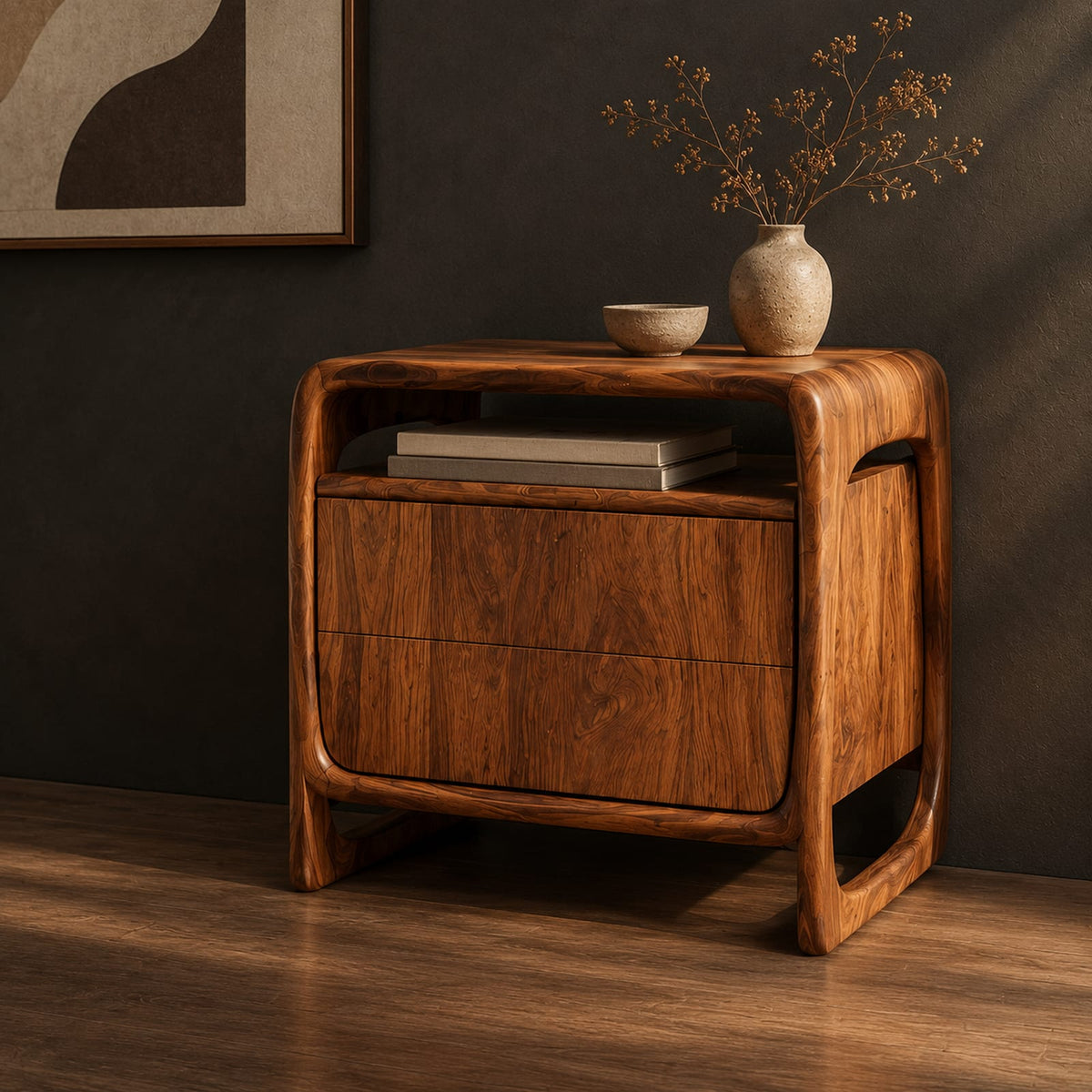 Natural wood grain detail