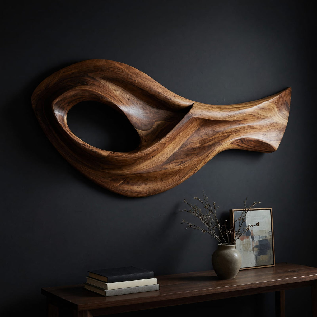 Natural wood grain detail