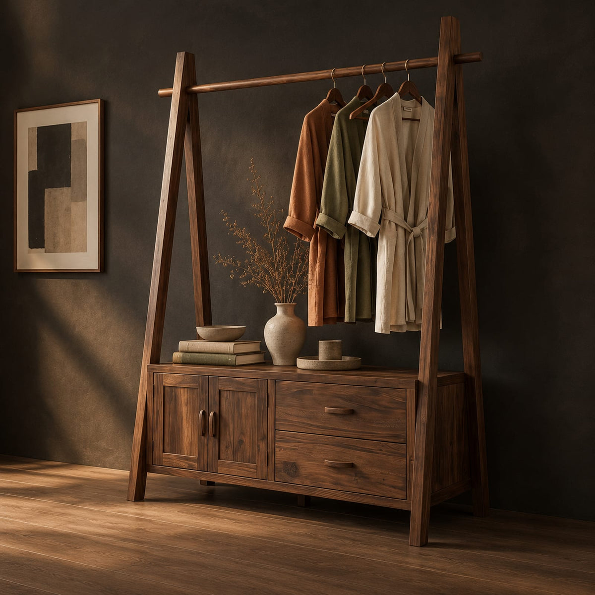 Natural wood grain detail