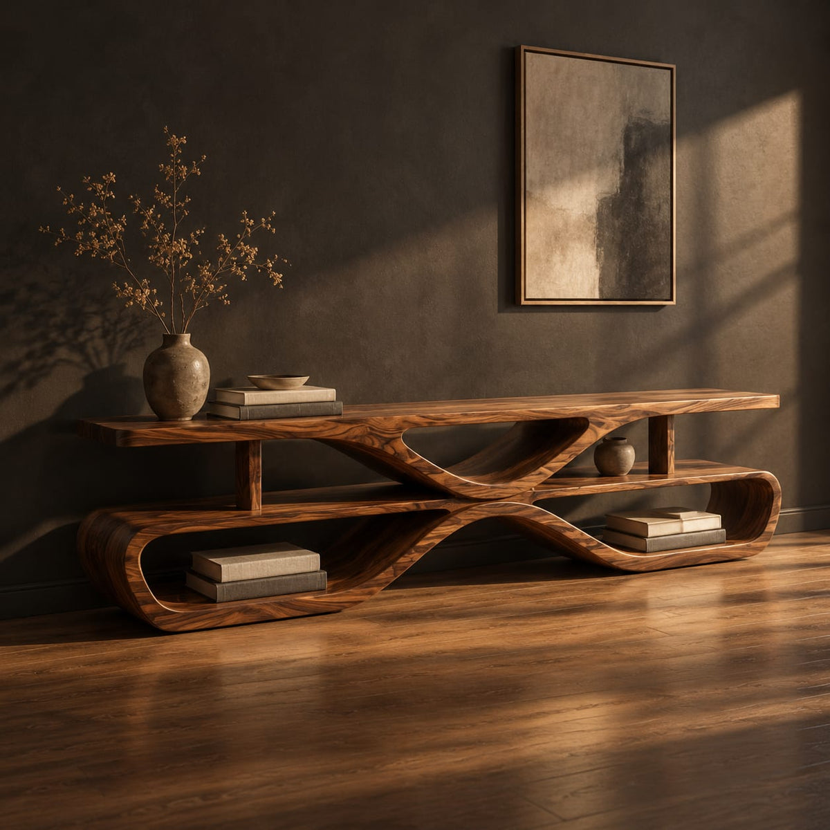 Natural wood grain detail