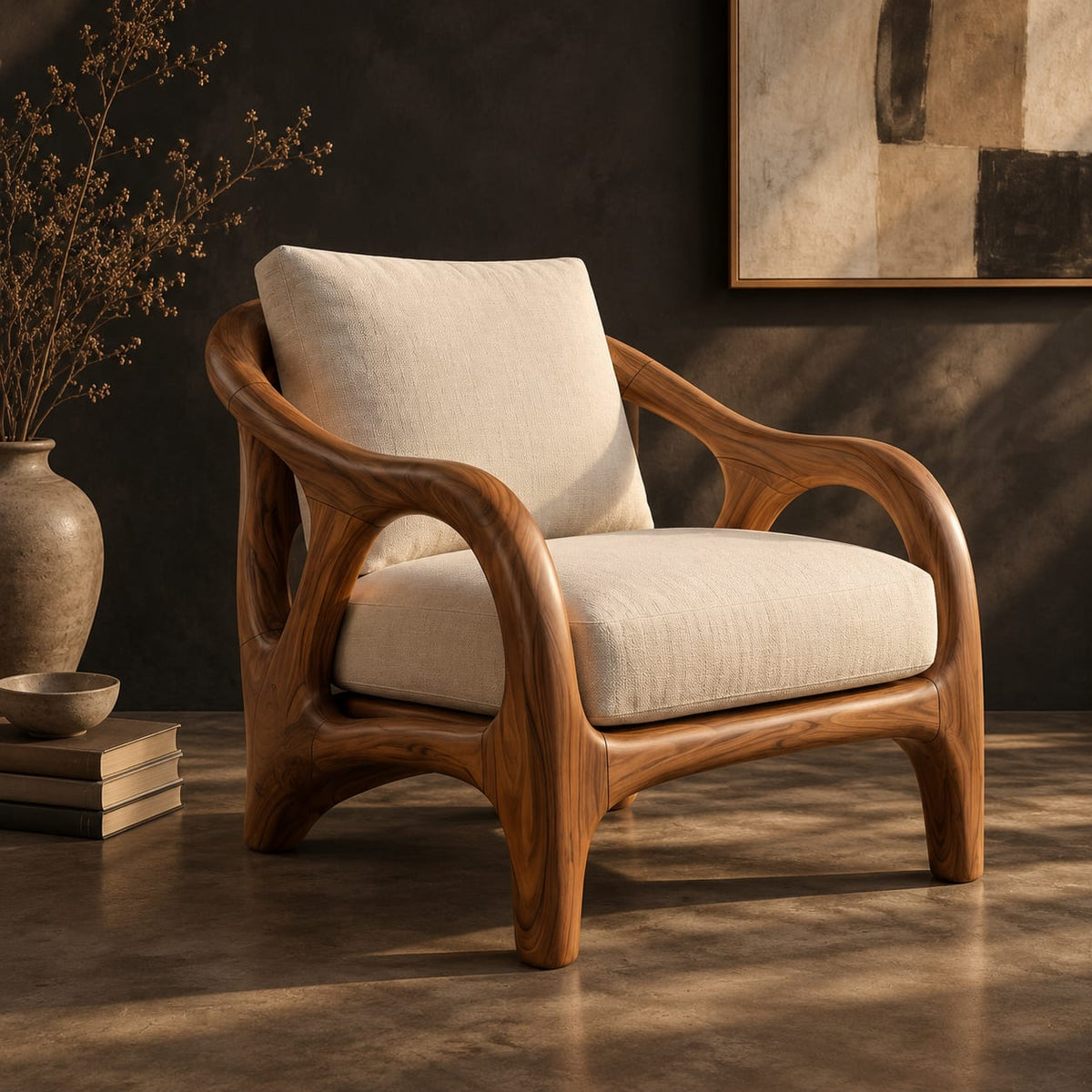 Natural wood grain detail