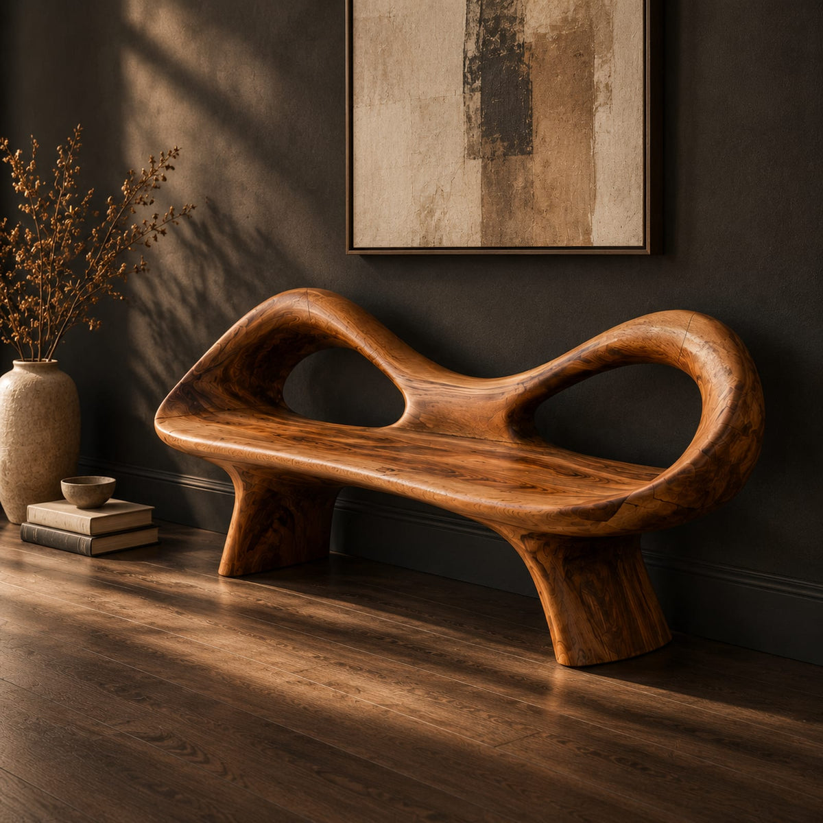 Natural wood grain detail