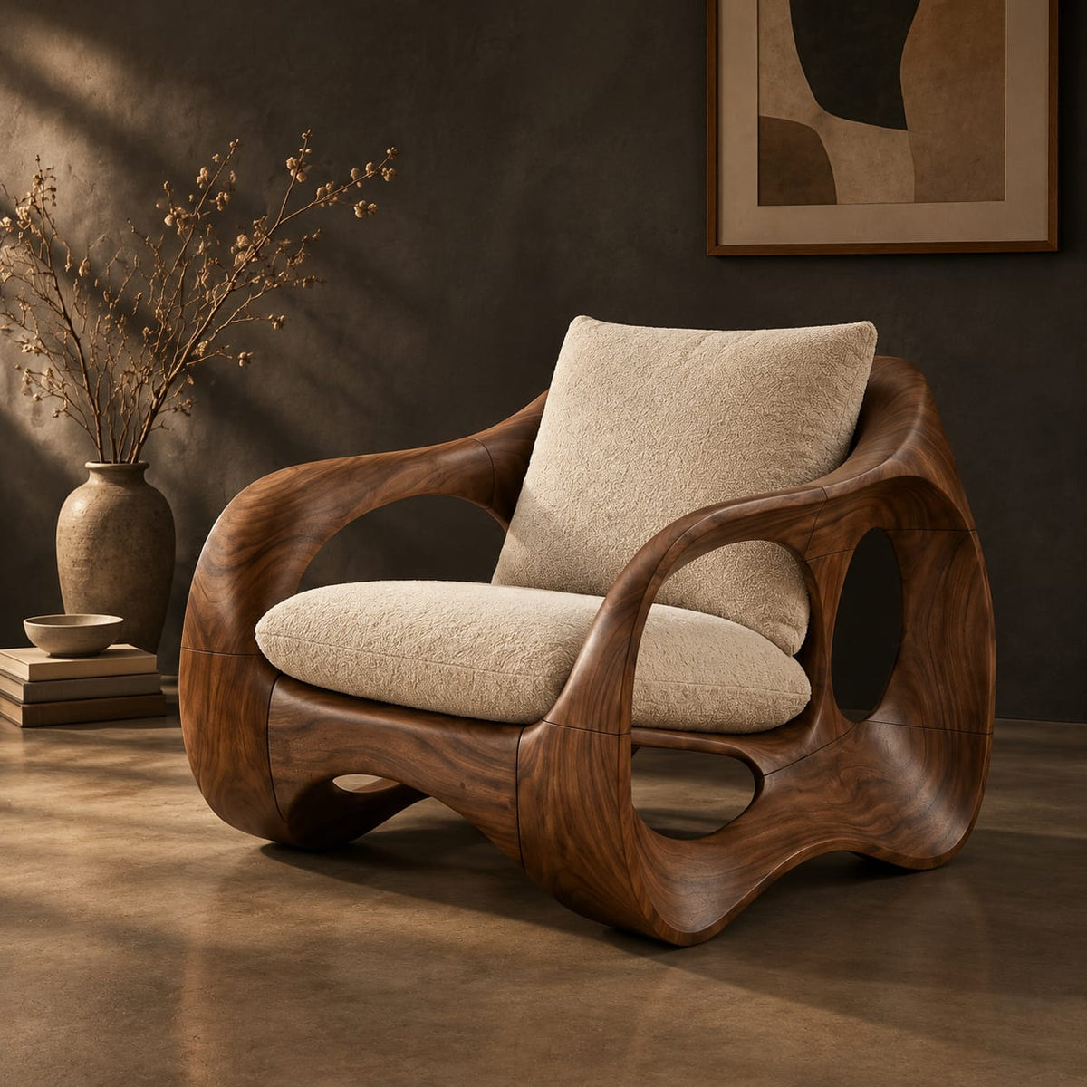 Natural wood grain detail