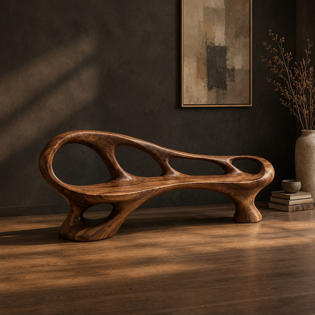 Natural wood grain detail