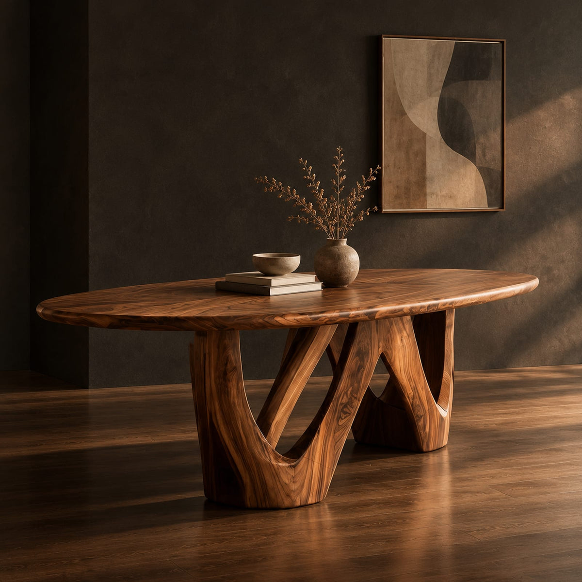 Natural wood grain detail