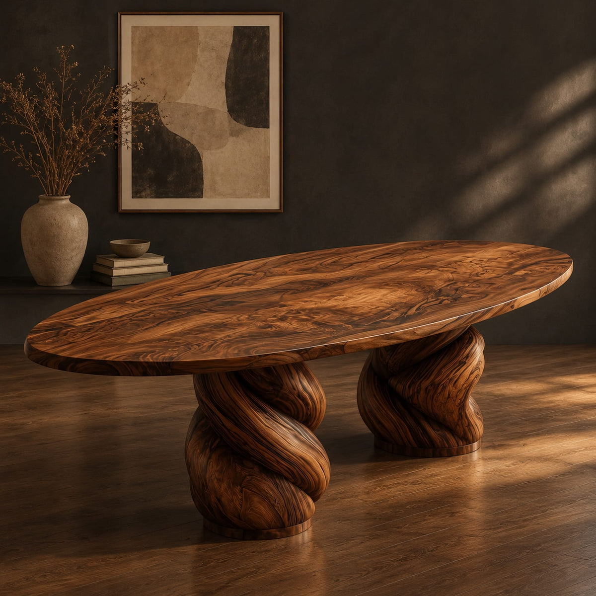 Natural wood grain detail
