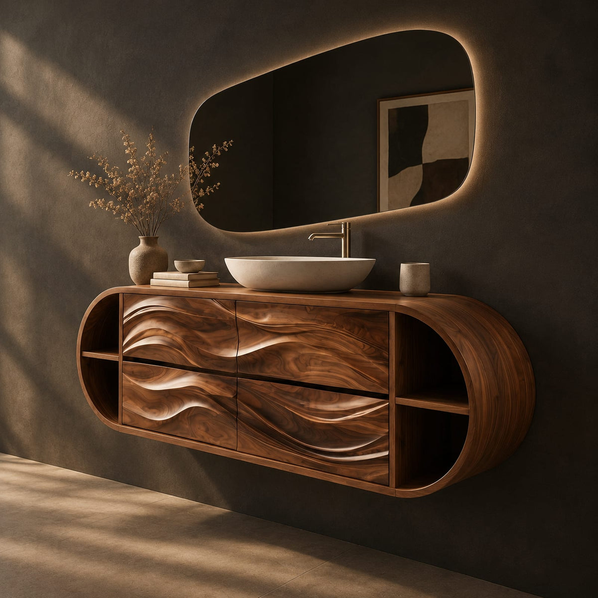 Natural wood grain detail