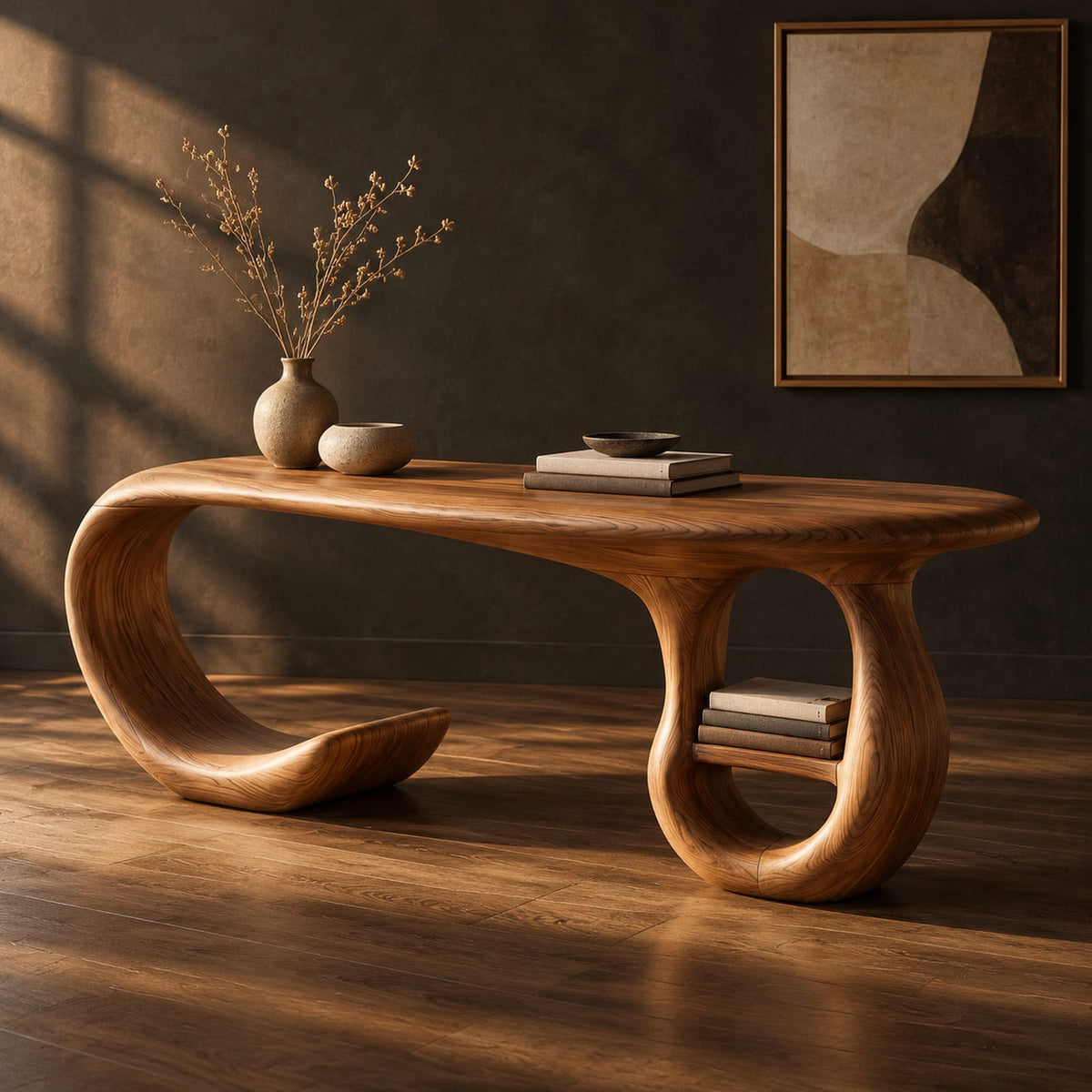 Natural wood grain detail