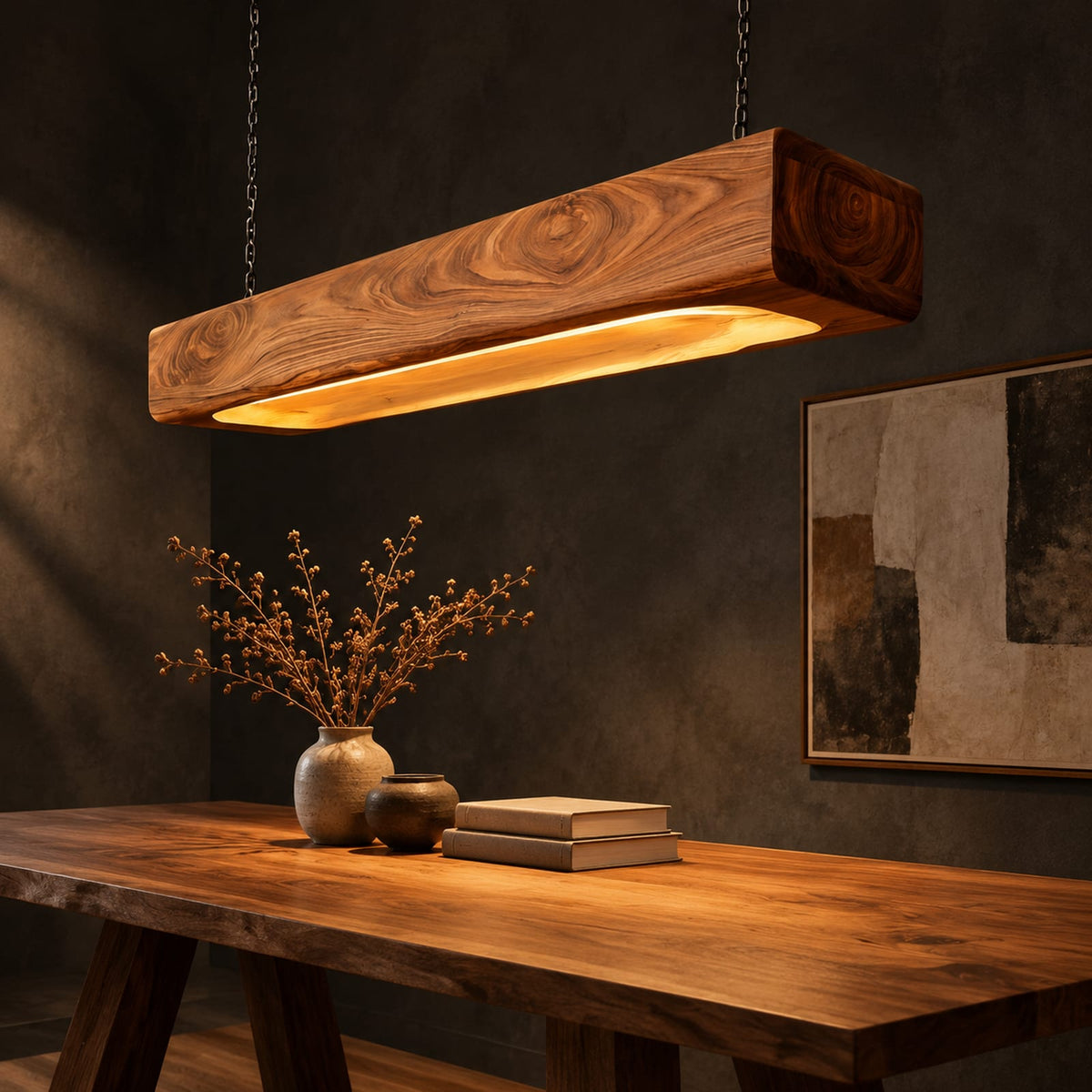 Natural wood grain detail