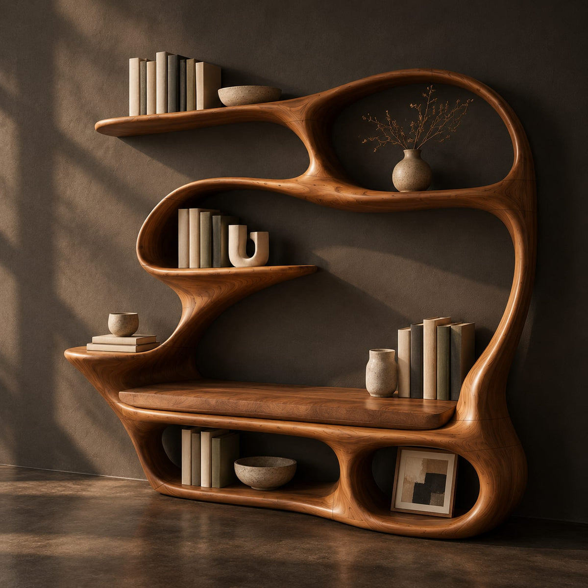 Natural wood grain detail