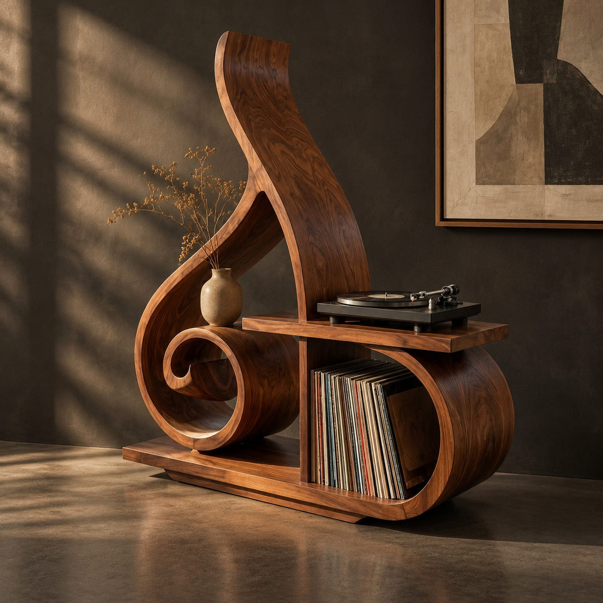 Natural wood grain detail