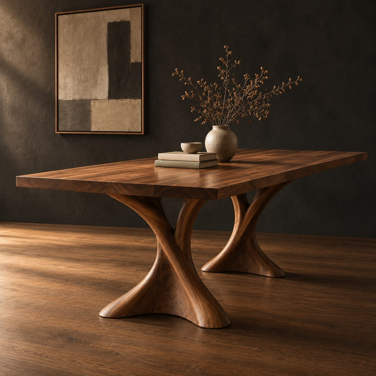 Natural wood grain detail