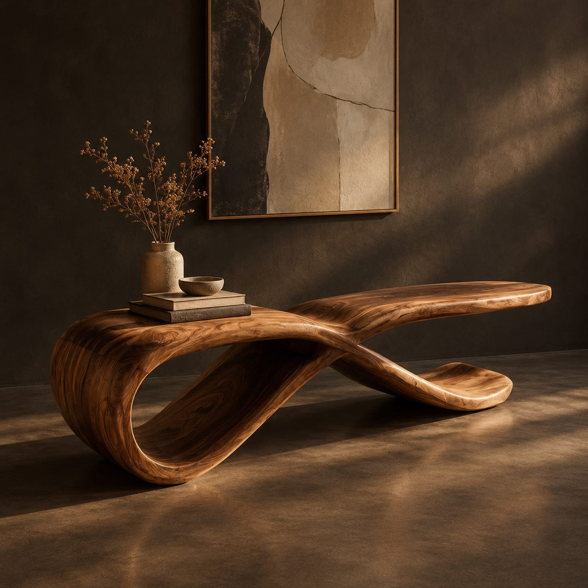 Natural wood grain detail