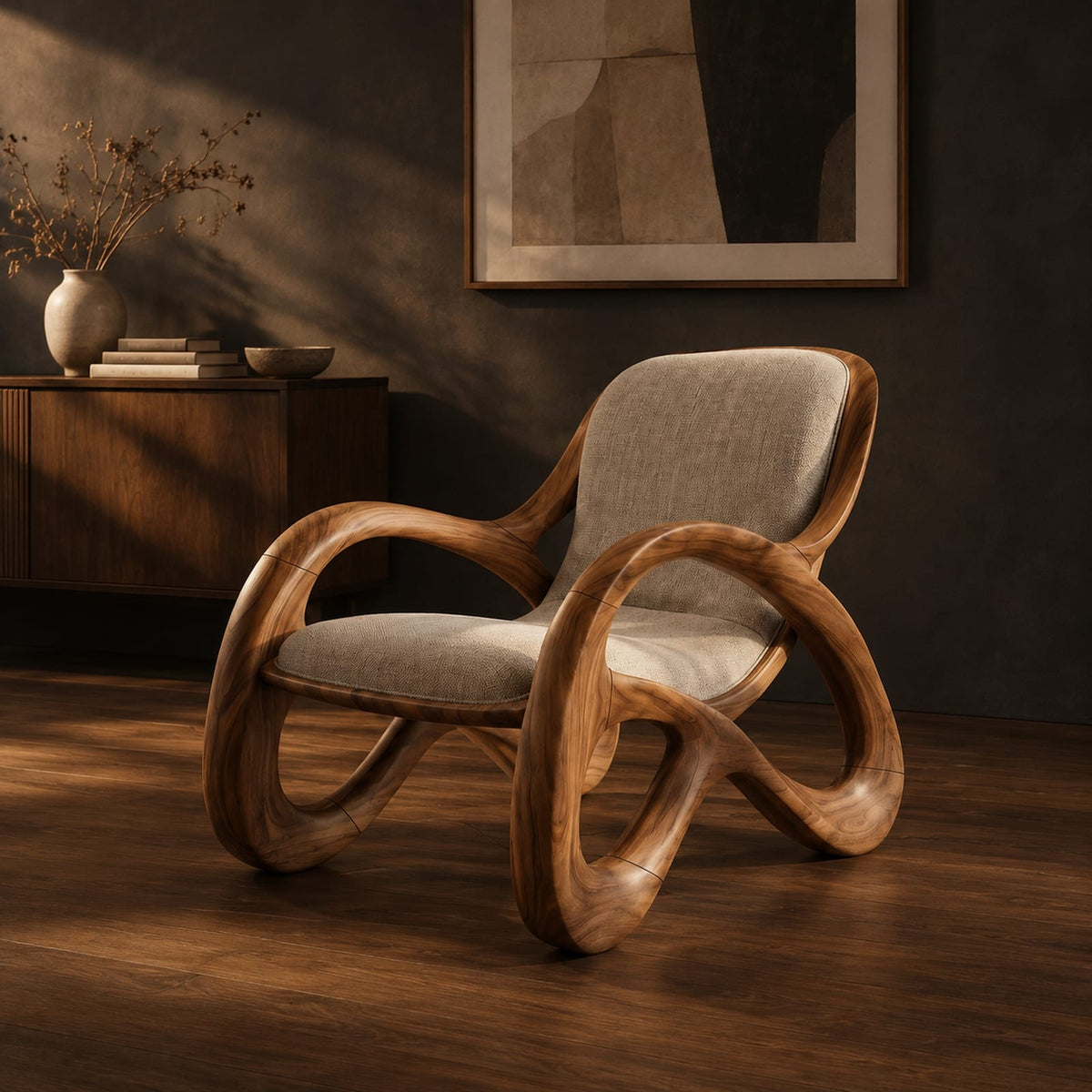 Natural wood grain detail