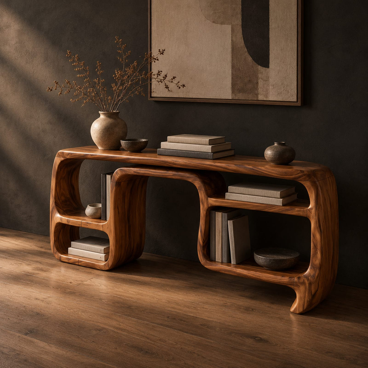 Natural wood grain detail