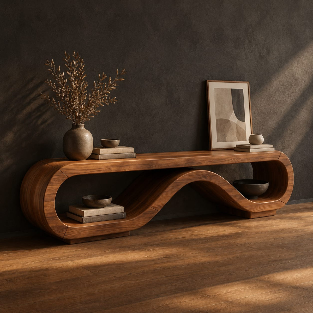 Natural wood grain detail