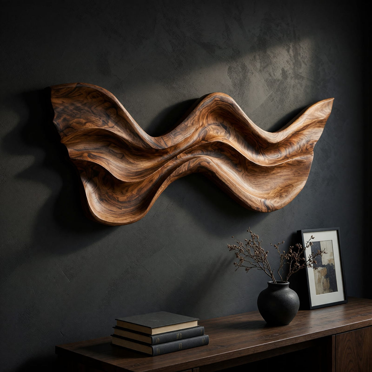 Natural wood grain detail