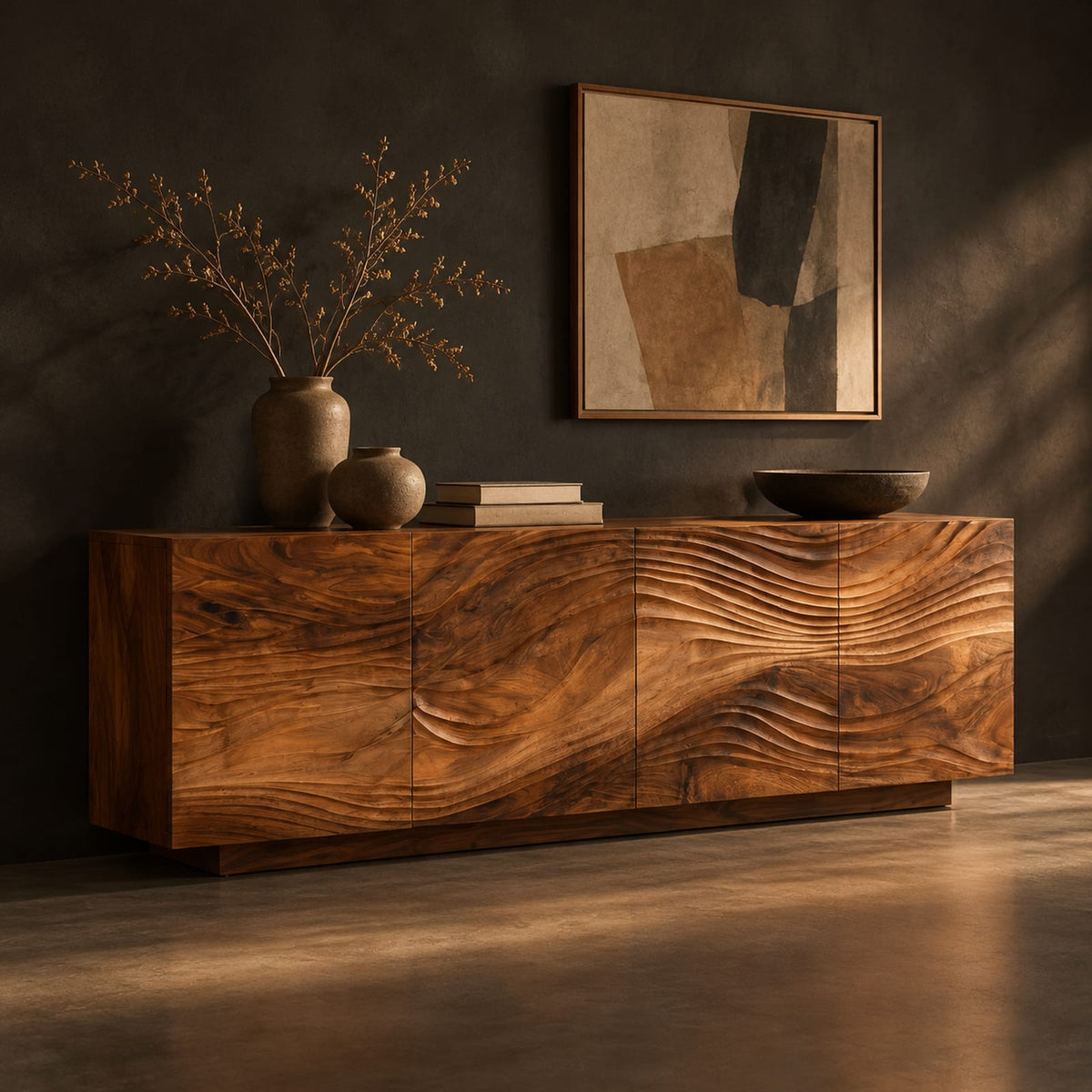 Natural wood grain detail
