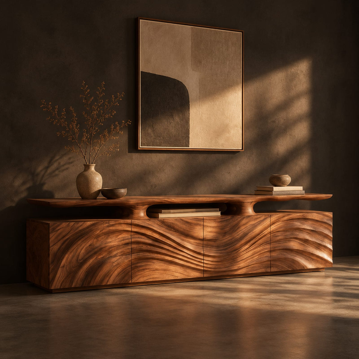 Natural wood grain detail