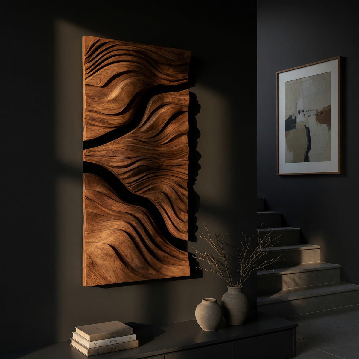 Natural wood grain detail