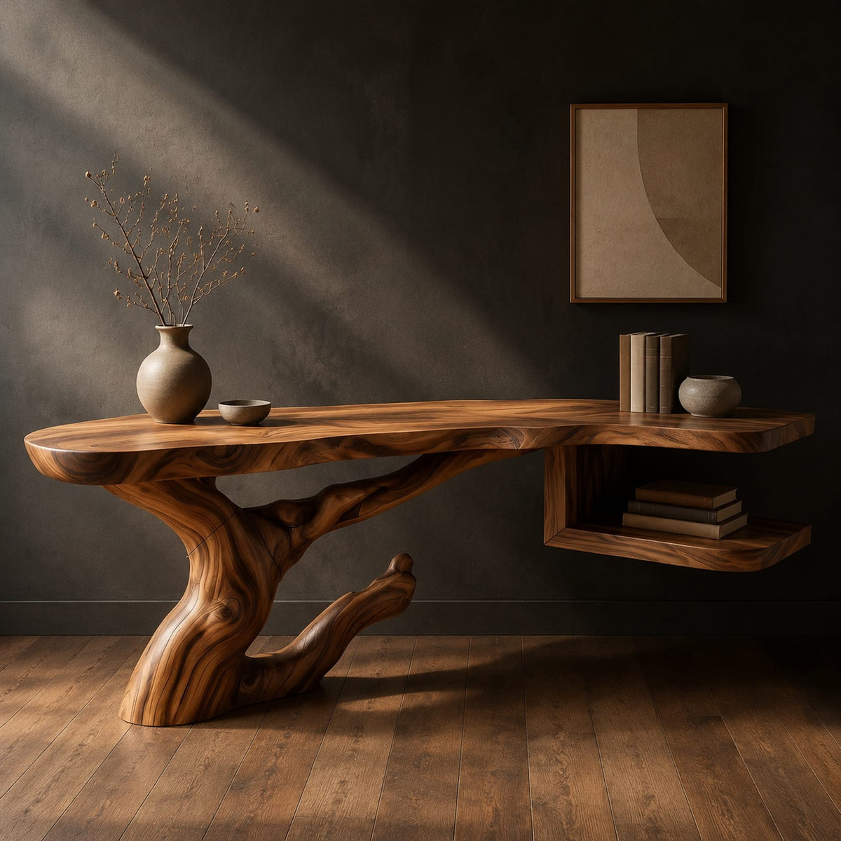 Natural wood grain detail