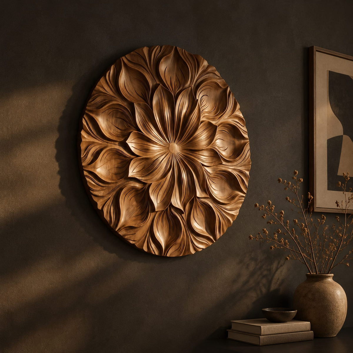 Natural wood grain detail