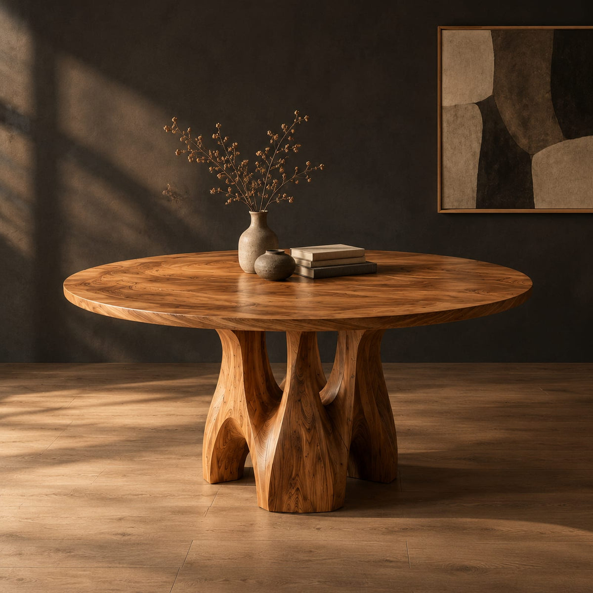 Natural wood grain detail