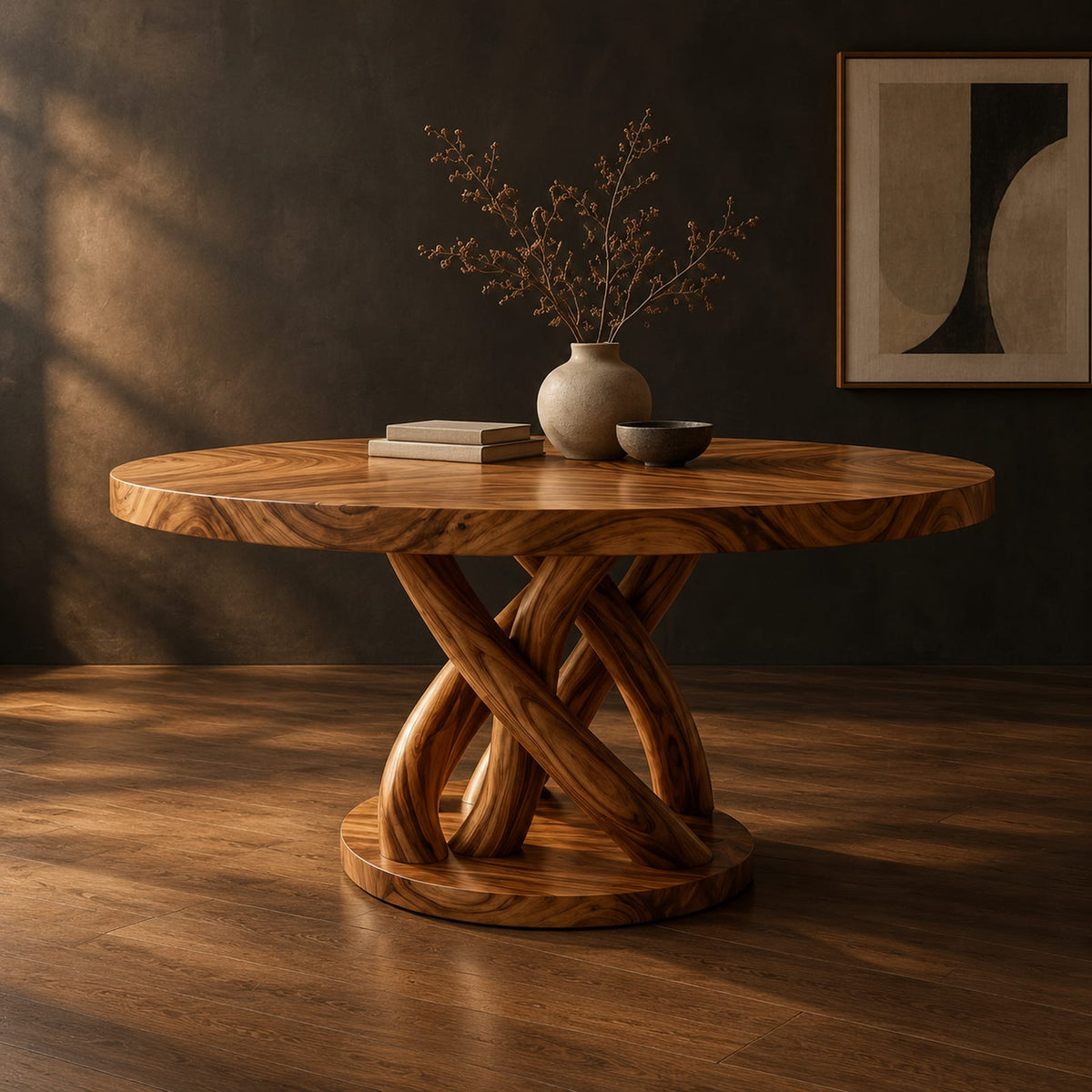 Natural wood grain detail