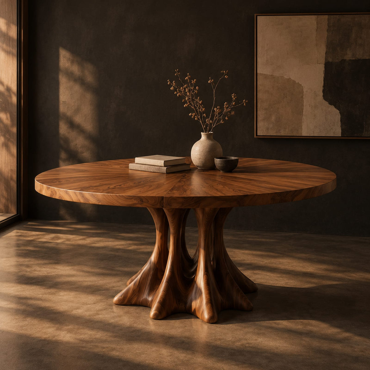 Natural wood grain detail
