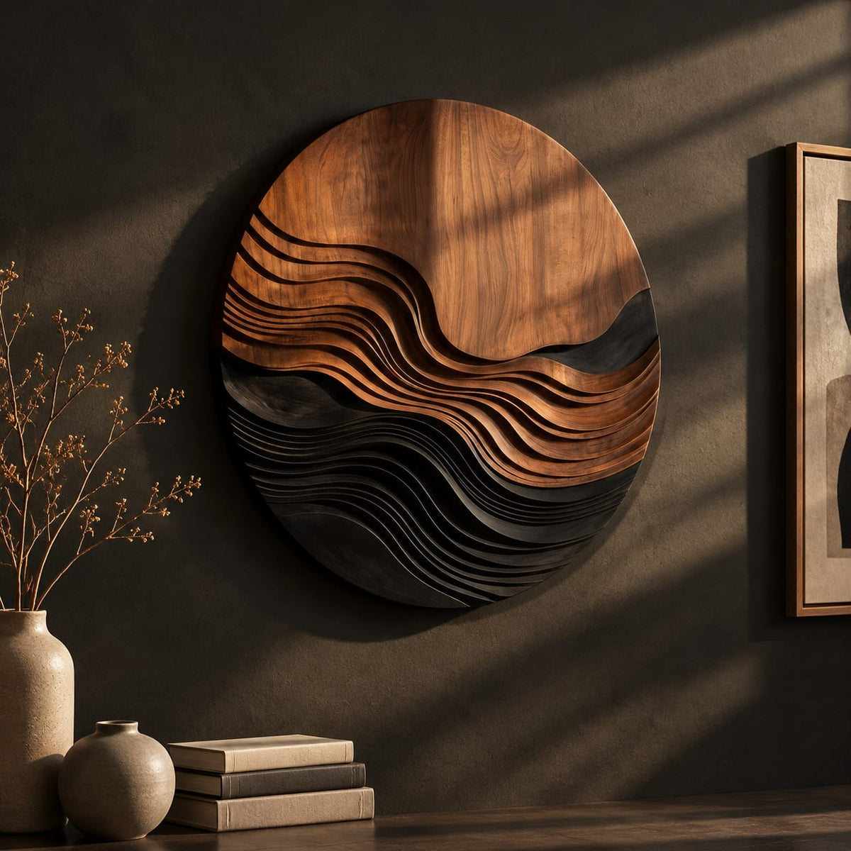 Natural wood grain detail