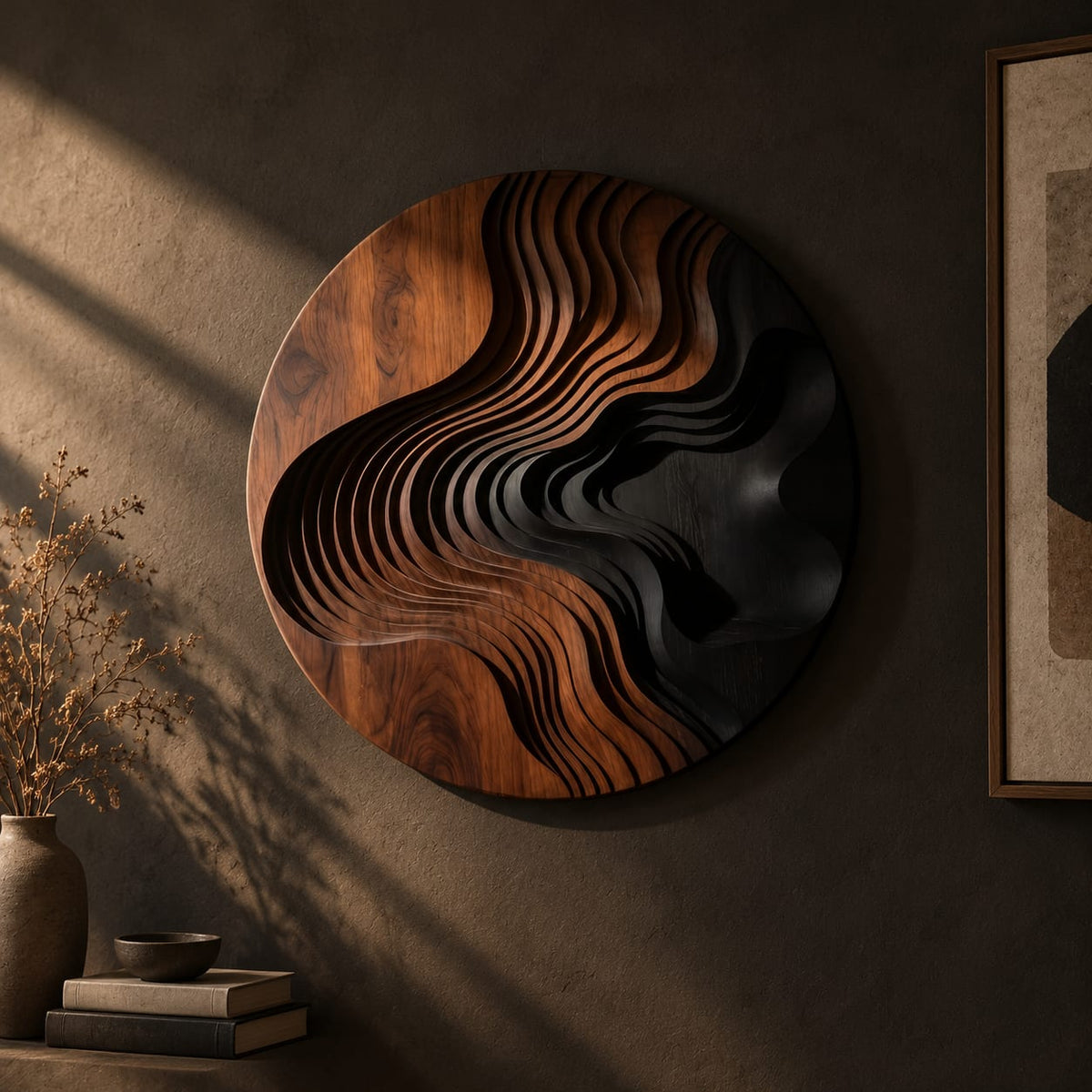 Natural wood grain detail