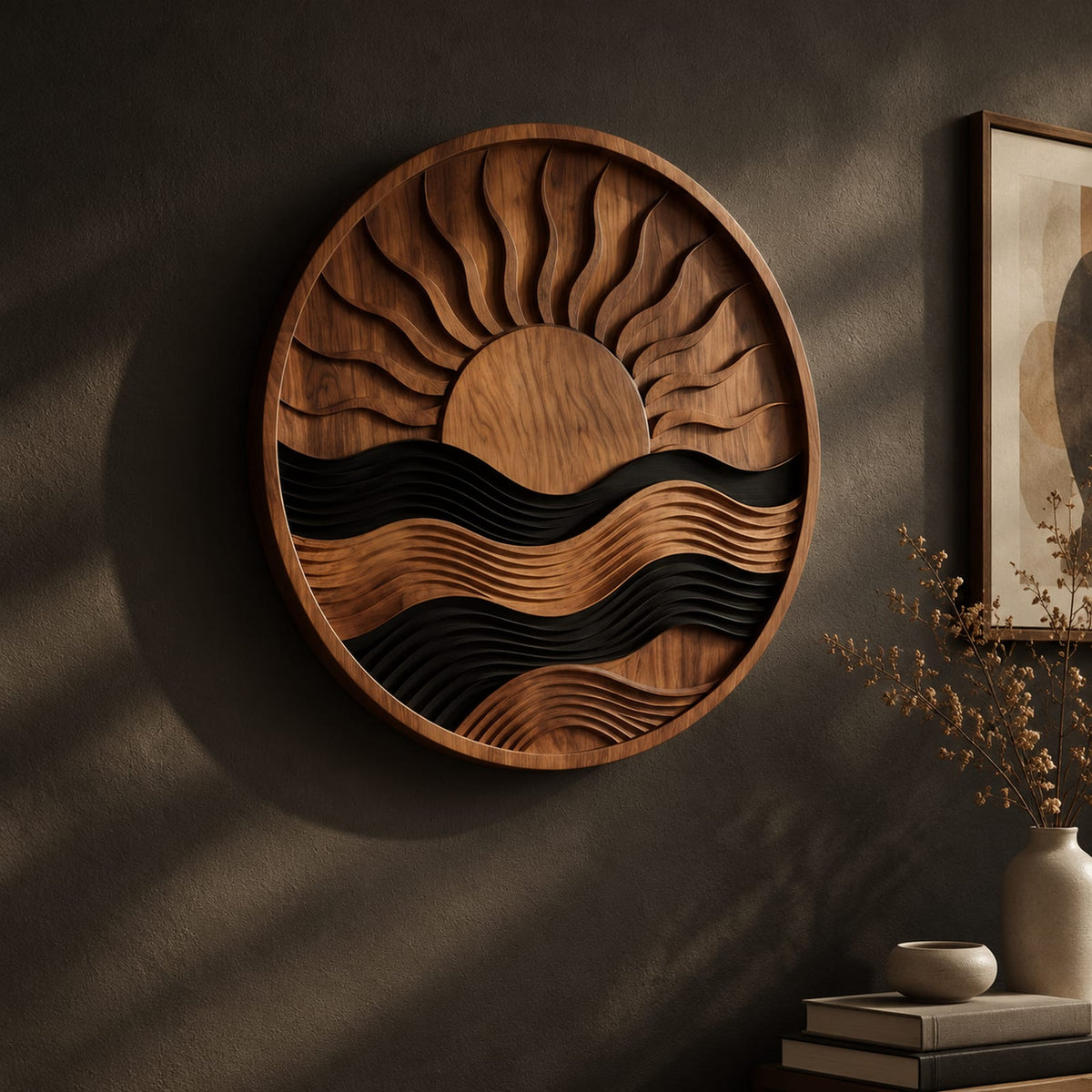 Natural wood grain detail