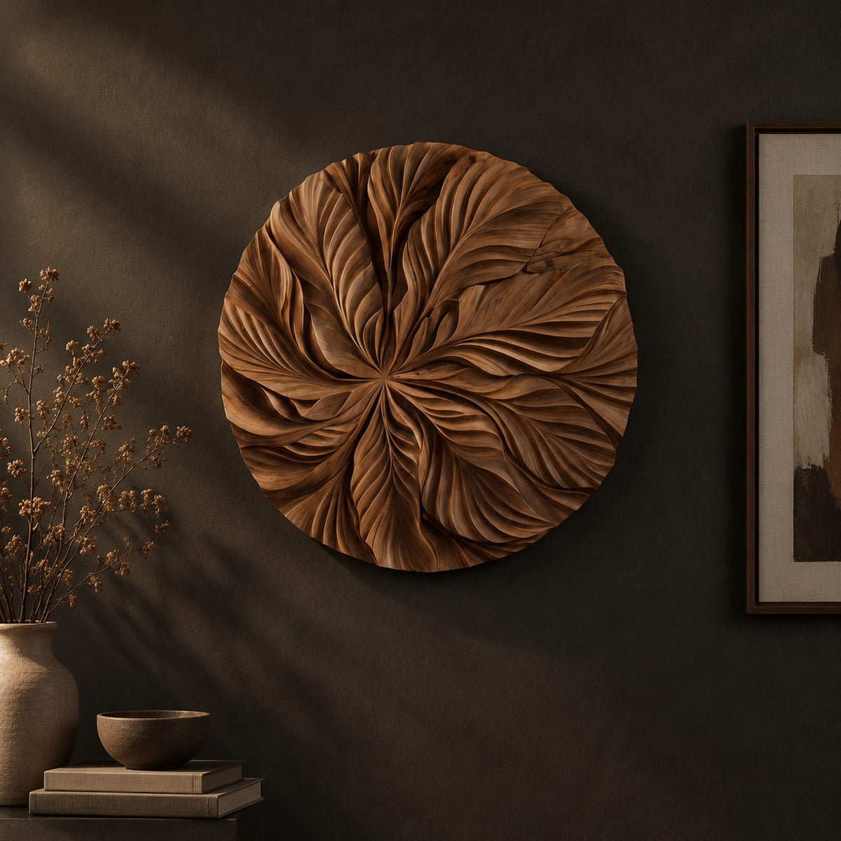 Natural wood grain detail