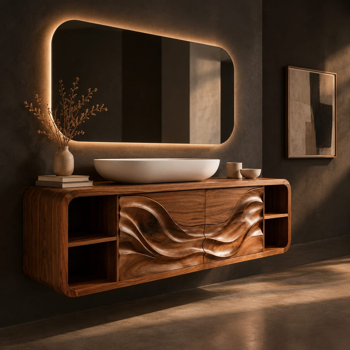 Natural wood grain detail