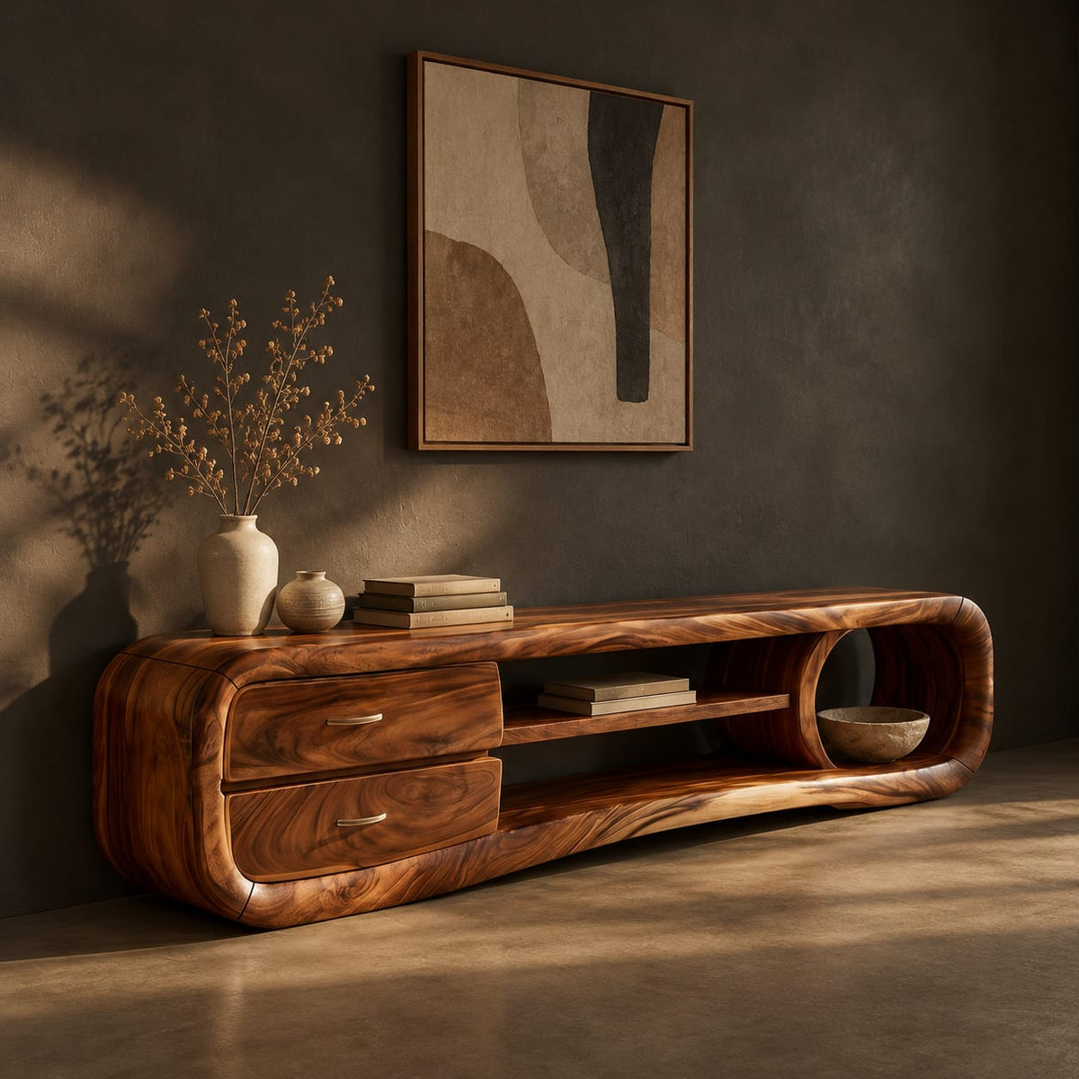 Natural wood grain detail