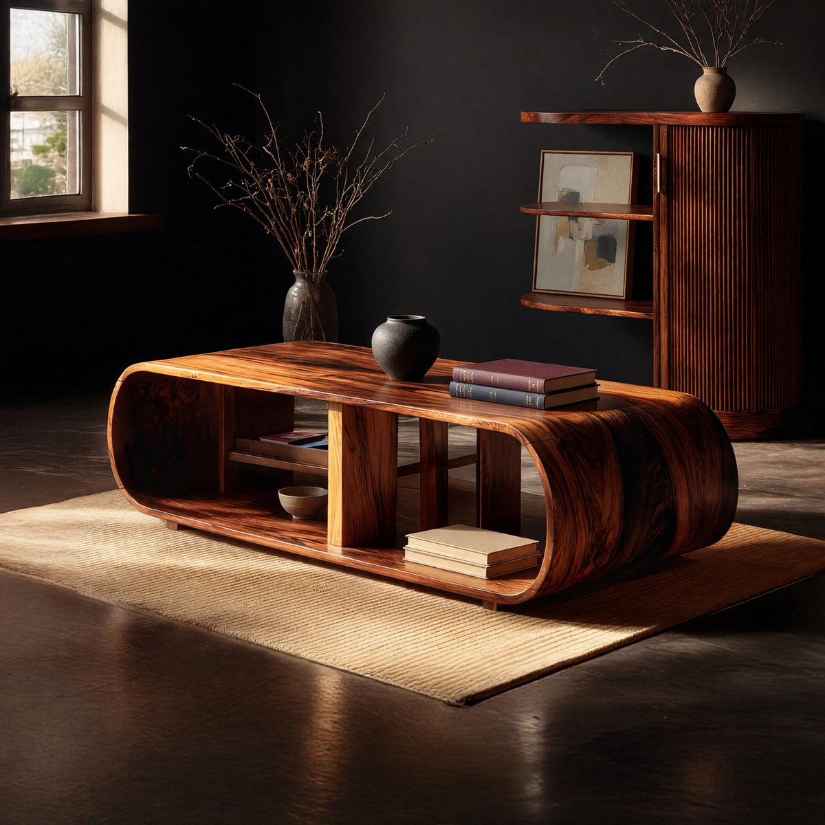Natural wood grain detail
