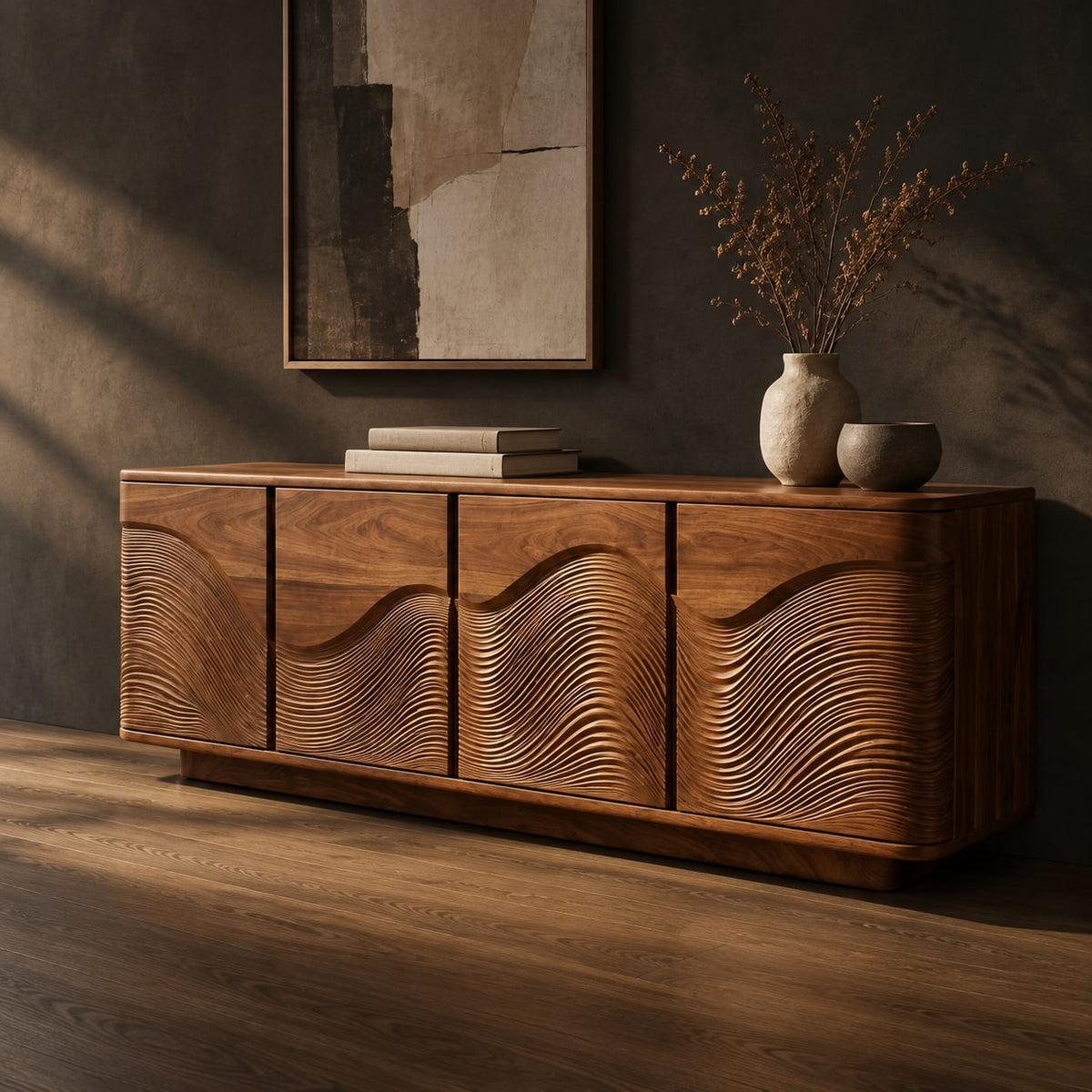 Natural wood grain detail