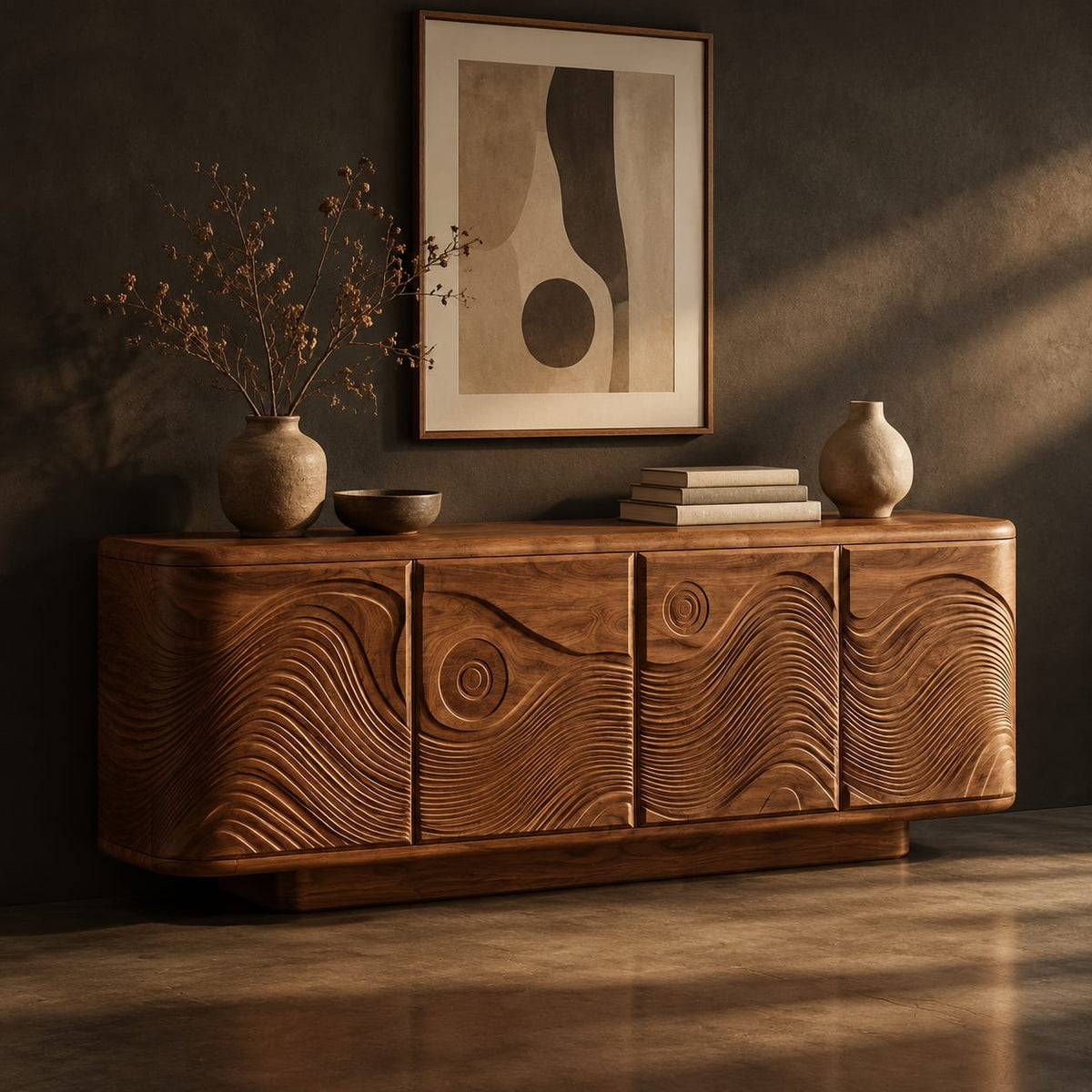 Natural wood grain detail