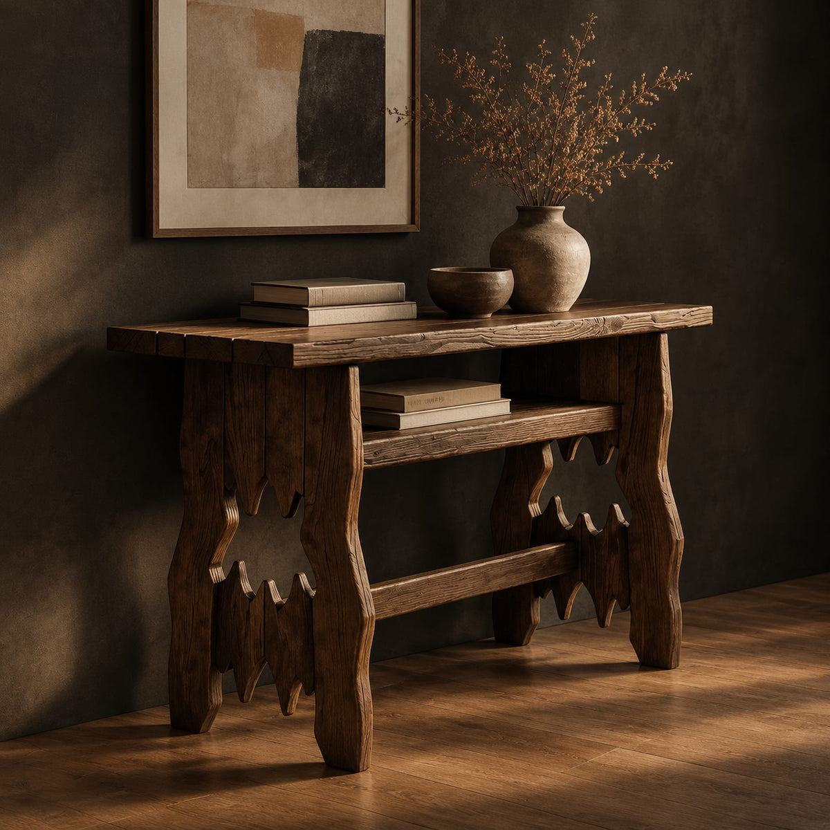 Natural wood grain detail