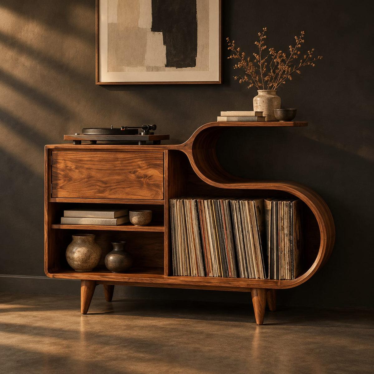 Natural wood grain detail
