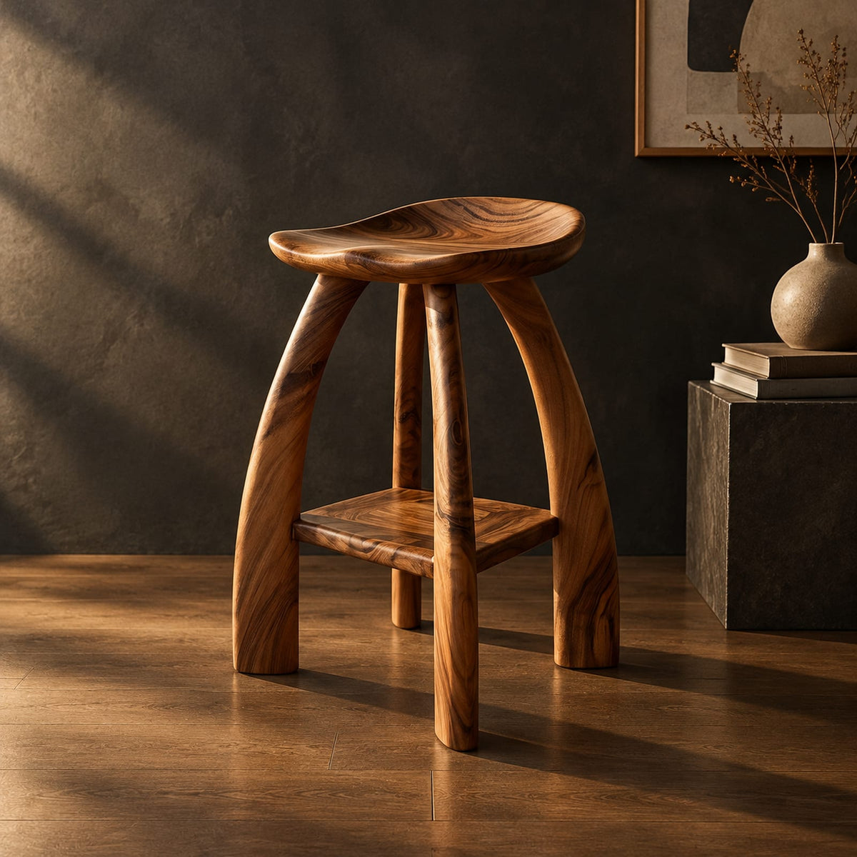 Natural wood grain detail