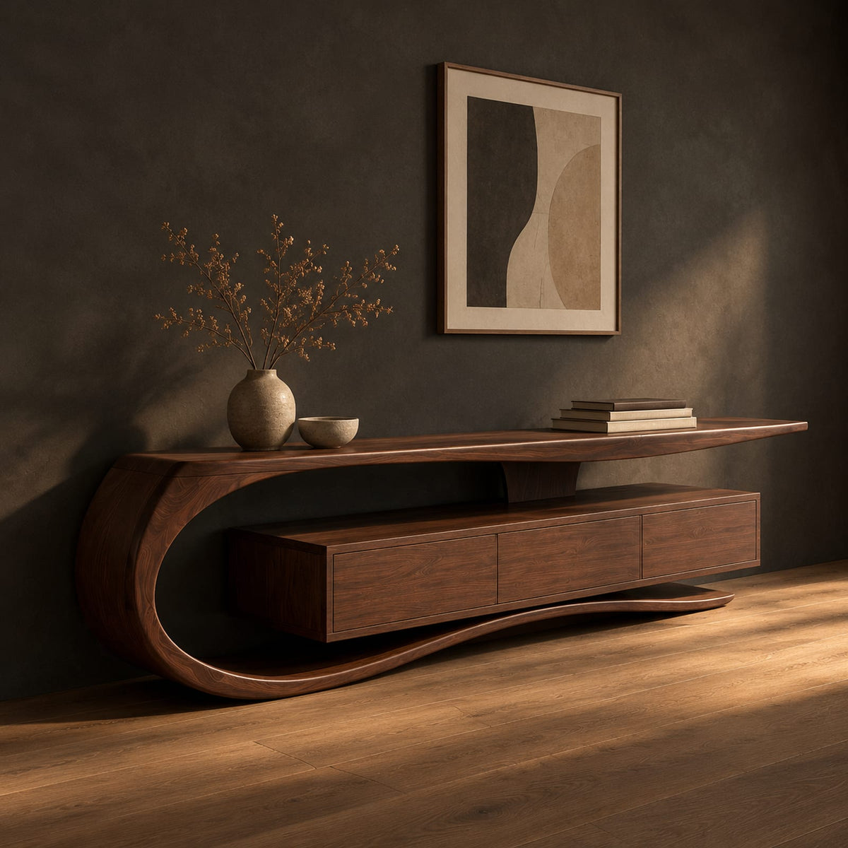 Natural wood grain detail