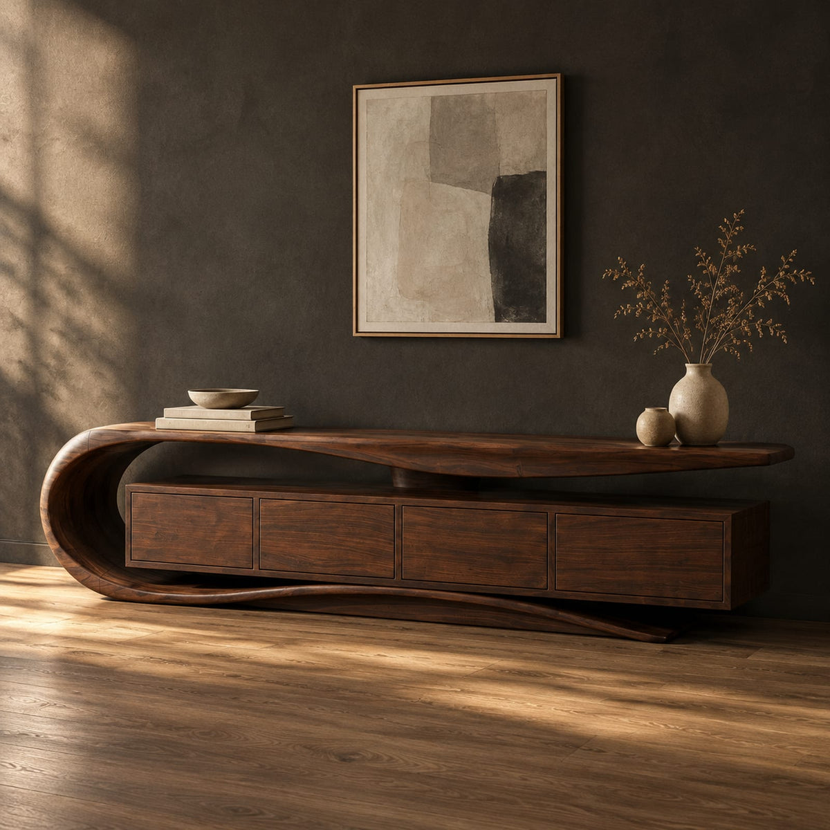 Natural wood grain detail