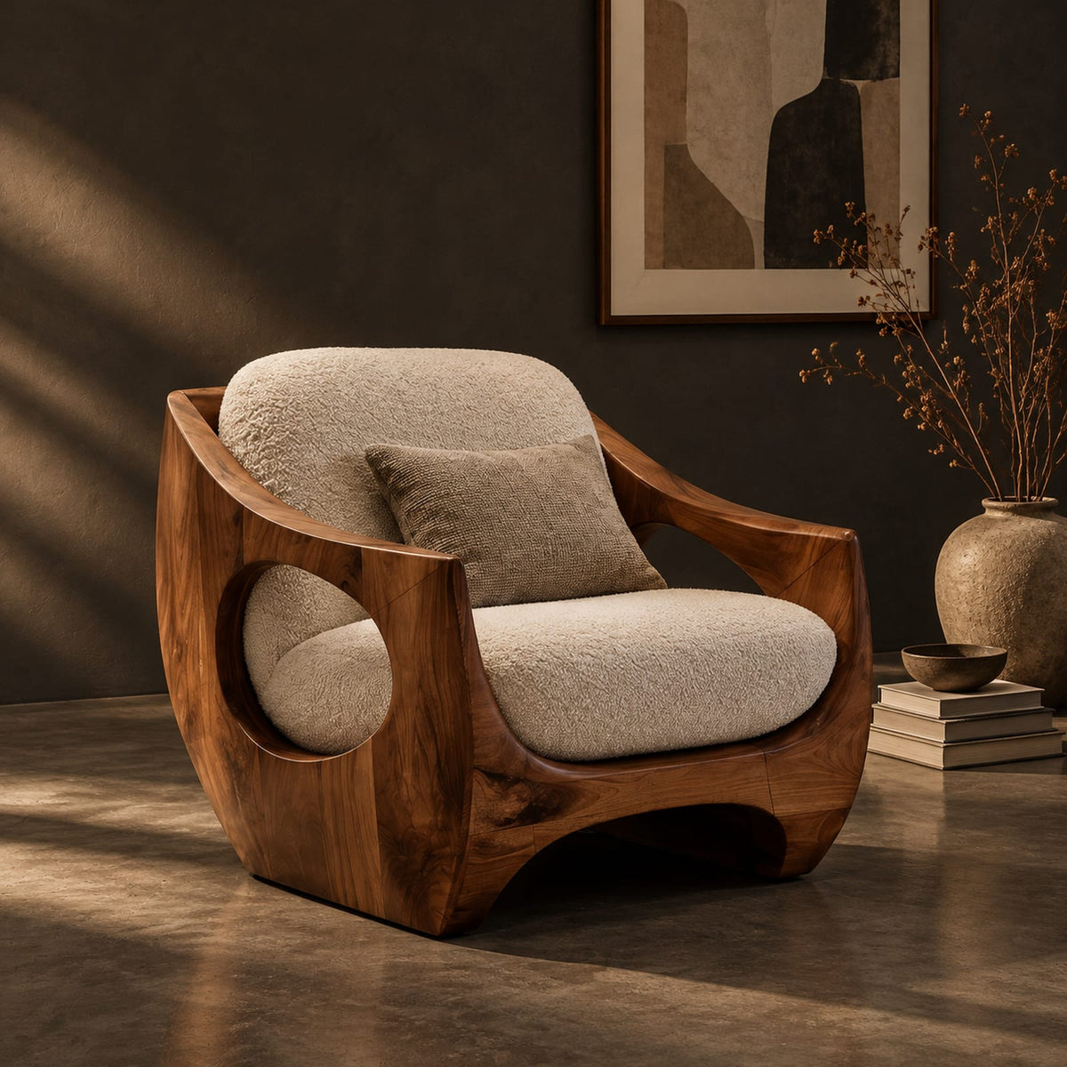 Natural wood grain detail