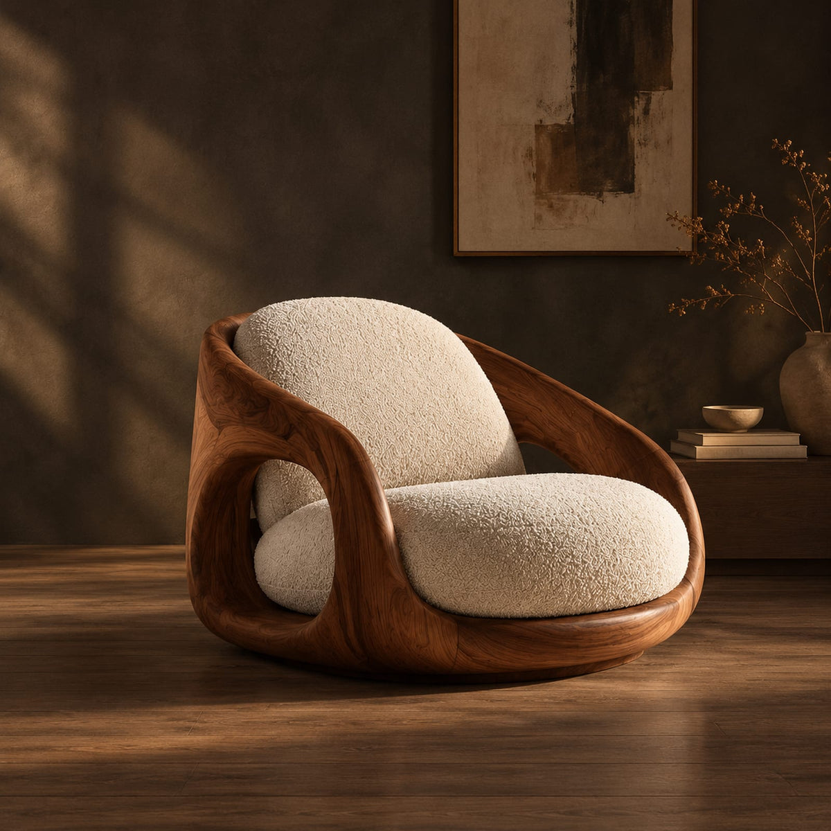 Natural wood grain detail