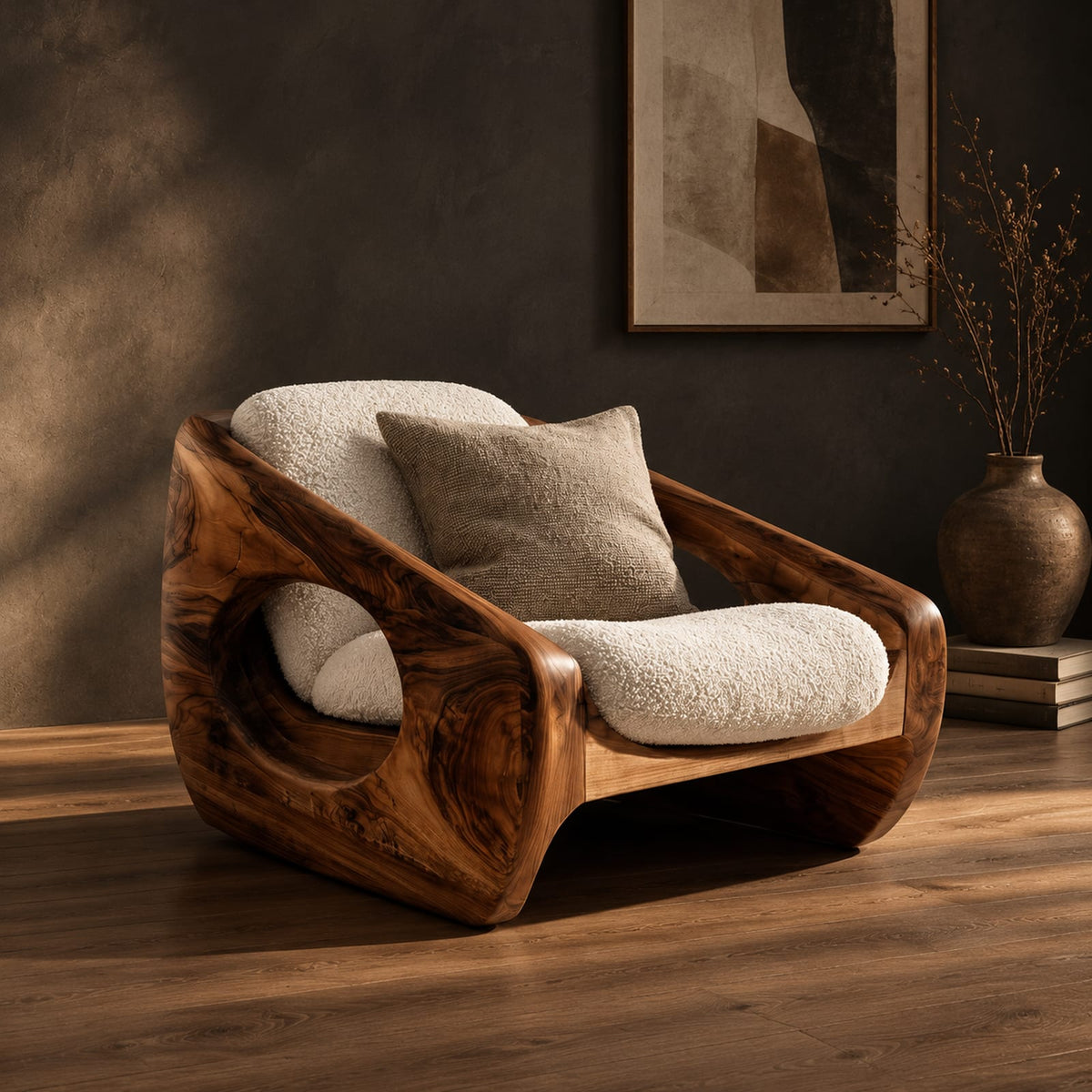 Natural wood grain detail