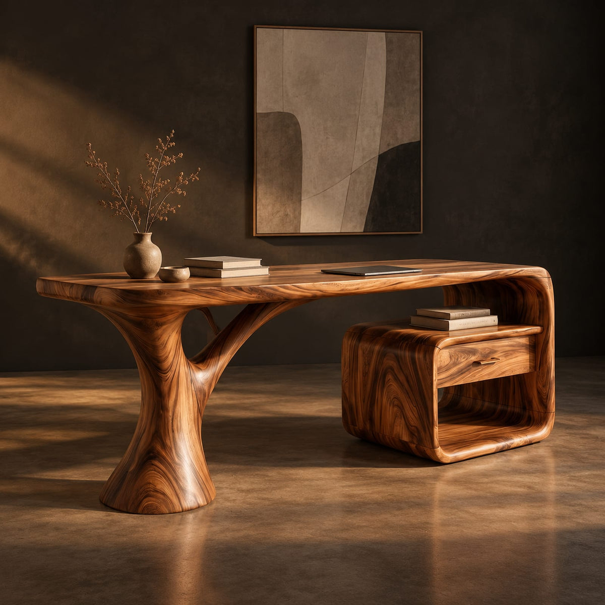 Natural wood grain detail