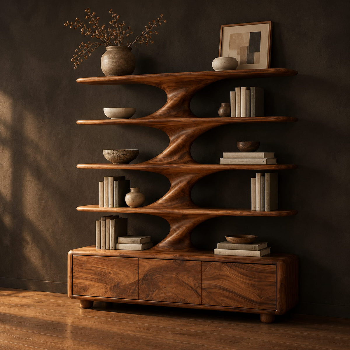 Natural wood grain detail
